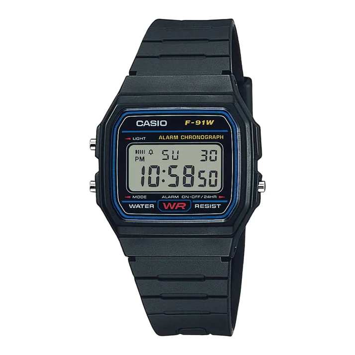 F-91WM-1BDF | RELOJ CASIO NEGRO | CAS-6 - 1