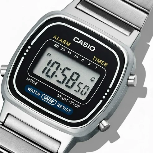 LA-670 | RELOJ CASIO VINTAGE PARA MUJER DE ACERO | CAS-45 - 2