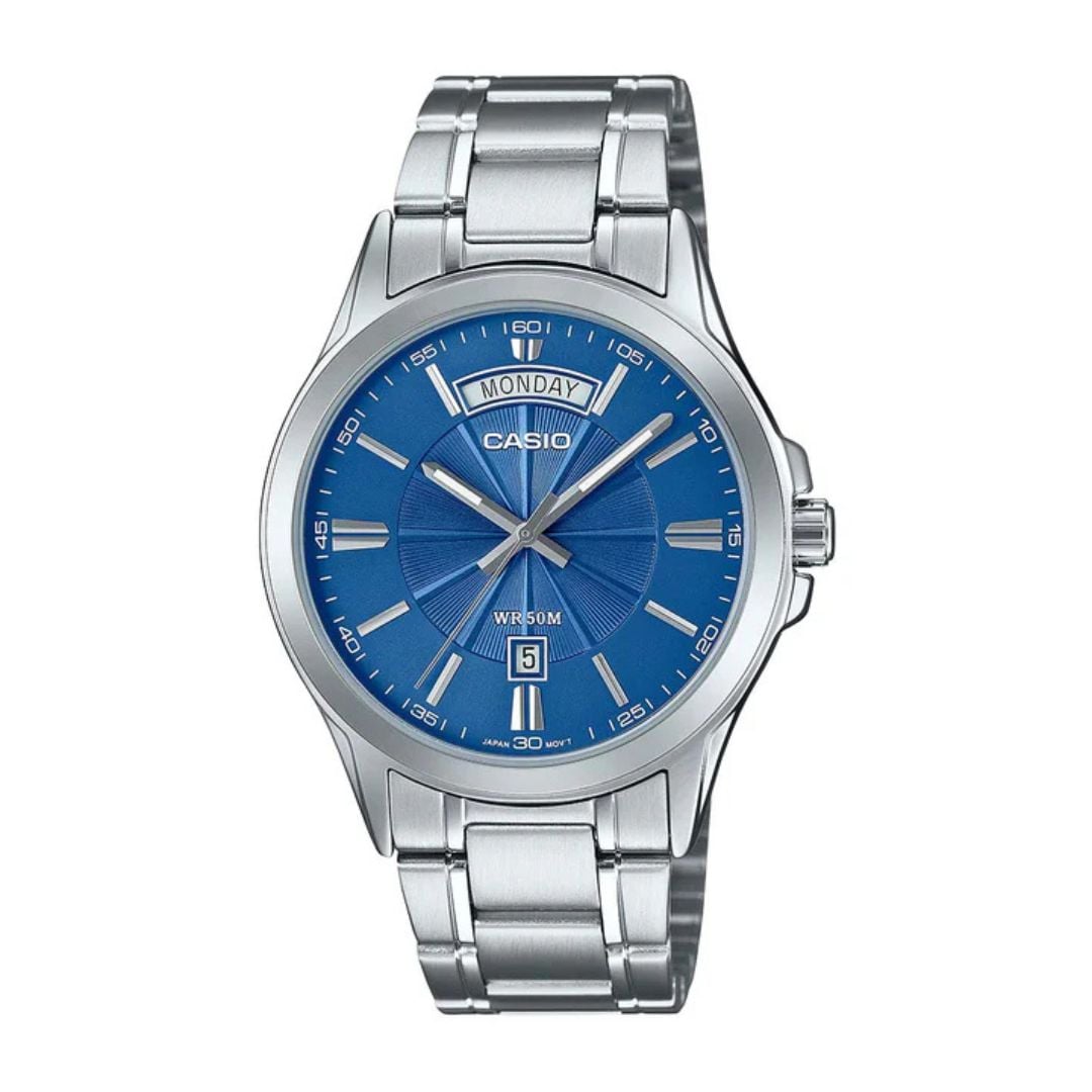MTP-1381 | RELOJ CASIO PARA HOMBRE DE ACERO PLATEADO | CAS-72 - 1