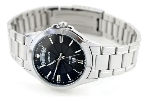 MTP-1381 | RELOJ CASIO HOMBRE DE ACERO GRAFITO | CAS-74 - 3