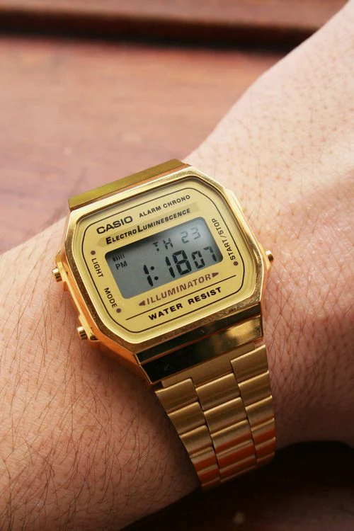 A168W | RELOJ VINTAGE CASIO PARA HOMBRE DE ACERO DORADO | CAS-149 - 4