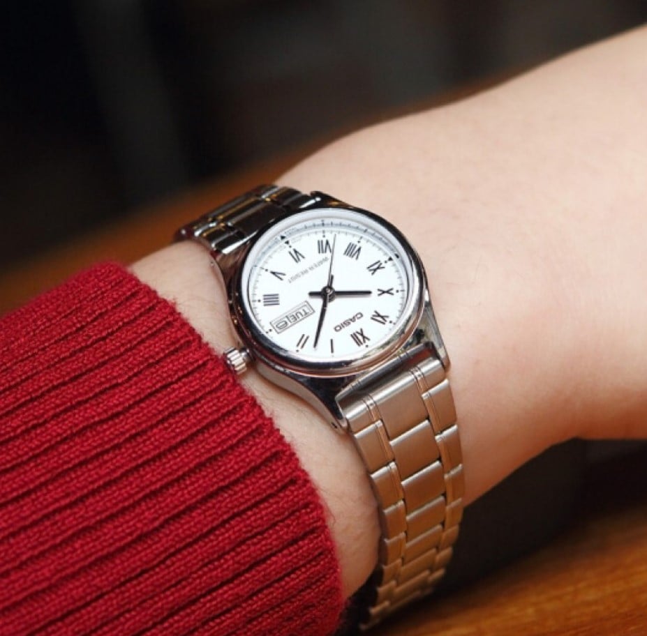 LTP-V006 | RELOJ CASIO PARA MUJER DE ACERO PLATEADO | CAS-156 - 4