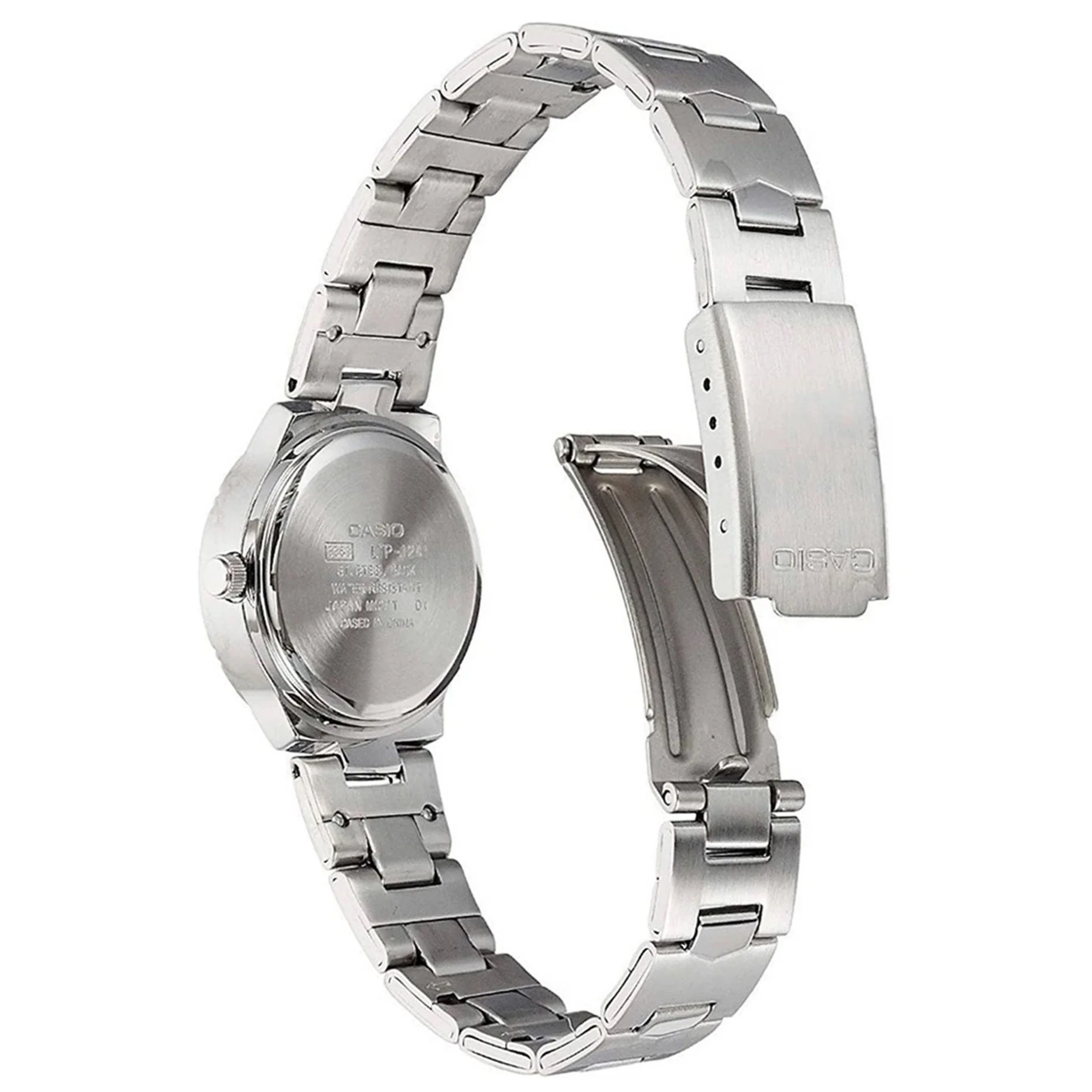 LTP-1241D | RELOJ CASIO PARA MUJER DE ACERO PLATEADO| CAS-192 - 3