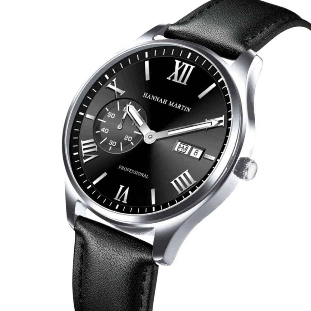 RELOJ HANNAH MARTIN HM-1233 ELEGANTE Y CASUAL NEGRO | HAN-120 - 2