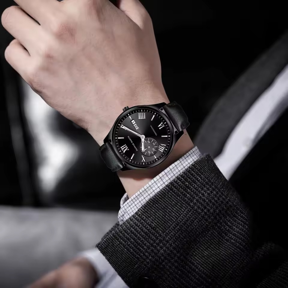 RELOJ HANNAH MARTIN HM-1233 ELEGANTE Y CASUAL NEGRO | HAN-121 - 2