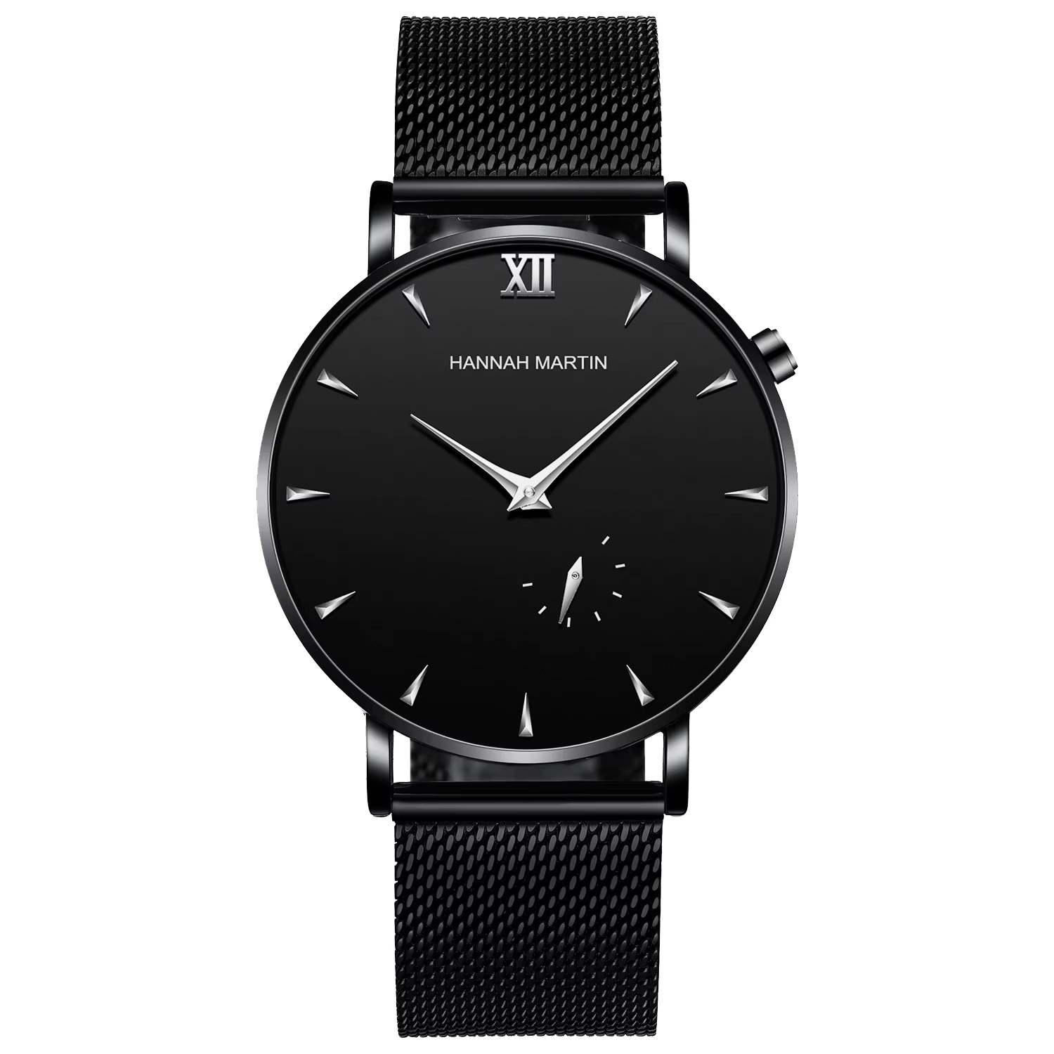 RELOJ HANNAH MARTIN - ELEGANTE - NEGRO PARA HOMBRE | HAN-128 - 1