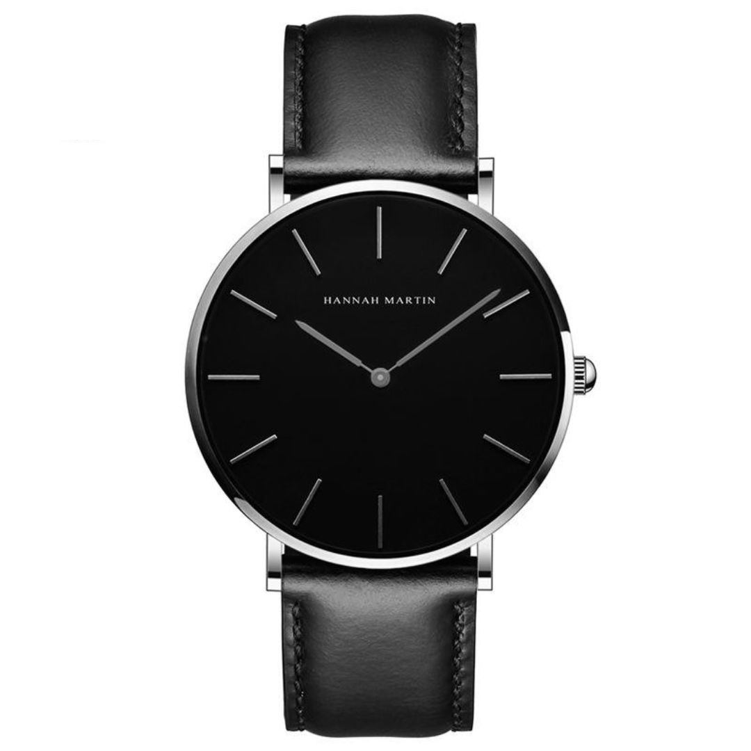 RELOJ HANNAH MARTIN HM-CH02 - ELEGANTE Y CASUAL NEGRO PARA HOMBRE | HAN-148 - 1