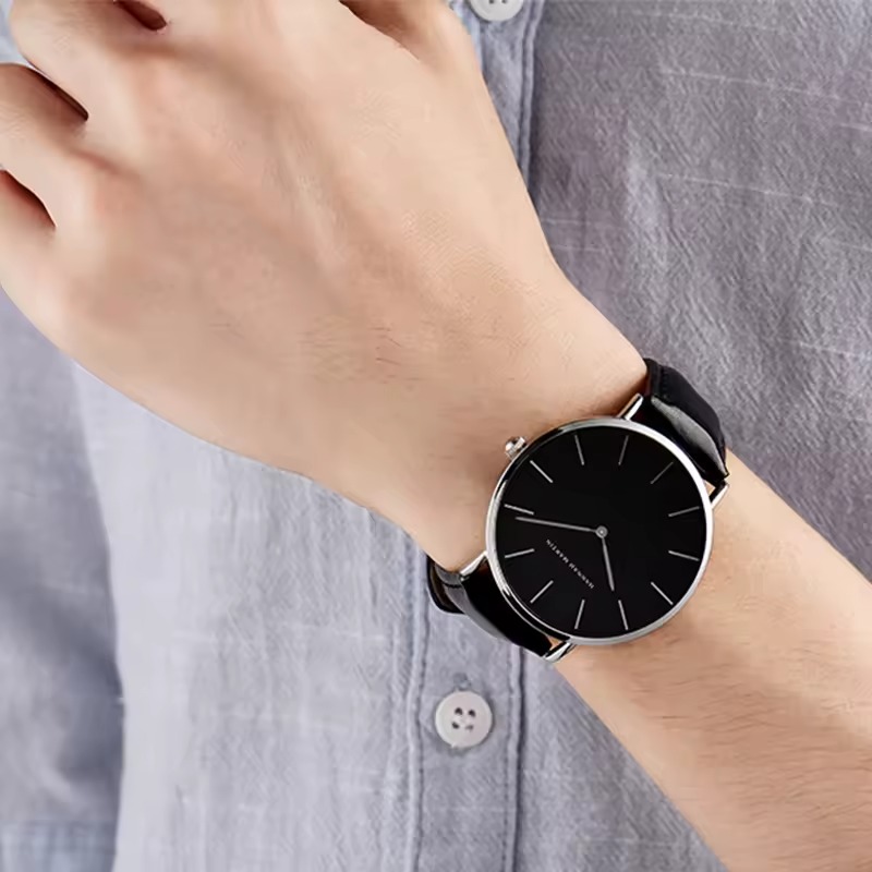RELOJ HANNAH MARTIN HM-CH02 - ELEGANTE Y CASUAL NEGRO PARA HOMBRE | HAN-148 - 2