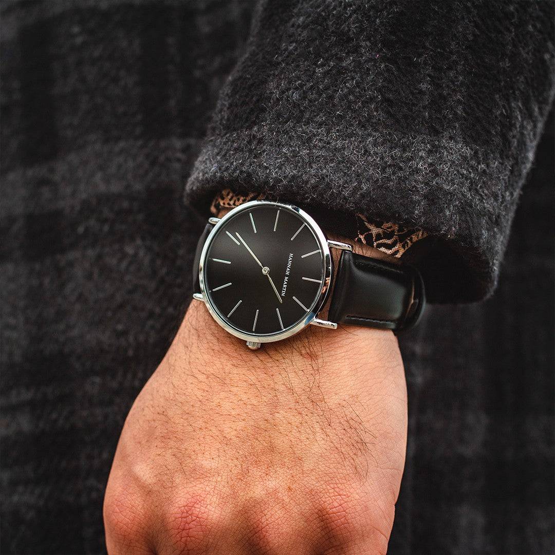 RELOJ HANNAH MARTIN HM-CH02 - ELEGANTE Y CASUAL NEGRO PARA HOMBRE | HAN-148 - 3