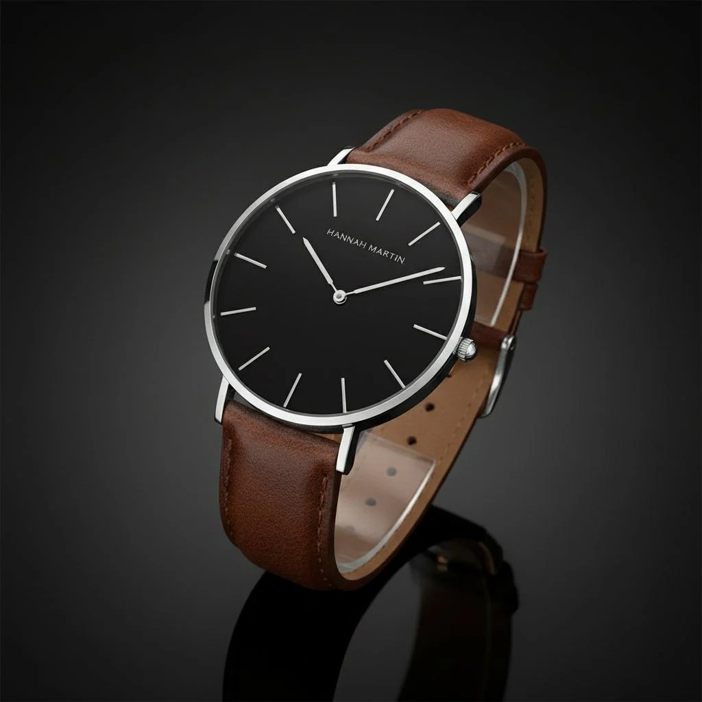 RELOJ HANNAH MARTIN - ELEGANTE Y CASUAL MARRÓN PARA HOMBRES | HAN-149 - 2