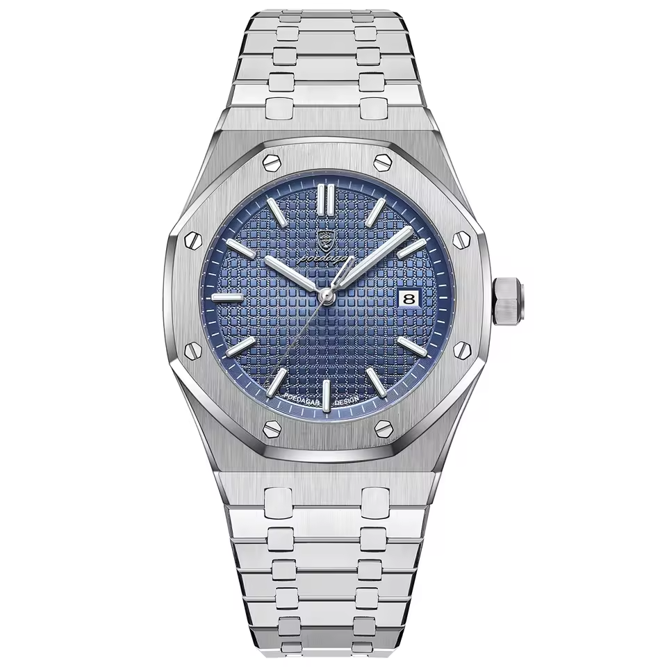 RELOJ POEDAGAR - ELEGANTE AZUL PARA HOMBRE | POE-10 - 1