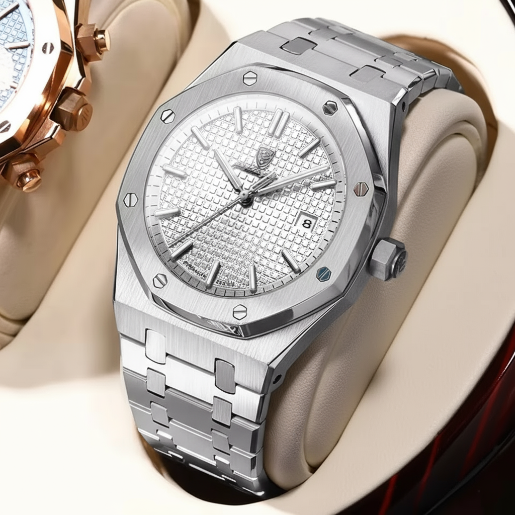 RELOJ POEDAGAR - ELEGANTE BLANCO PARA HOMBRE | POE-12 - 2