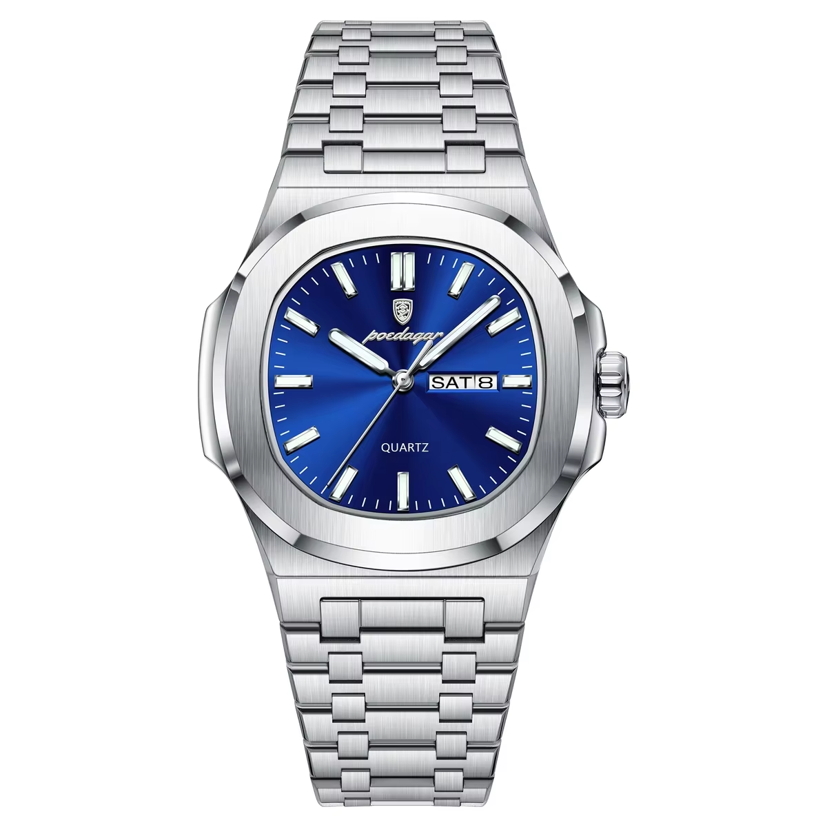 RELOJ POEDAGAR - ELEGANTE AZUL PARA HOMBRE | POE-16 - 1