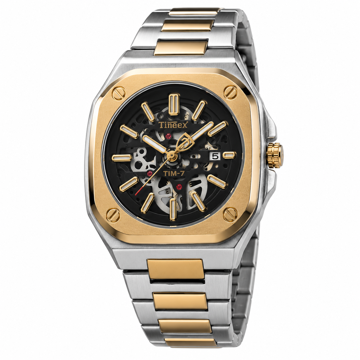 RELOJ TIMEKEY 3060 PARA HOMBRE ELEGANTE DORADO | TIM-7 - 1