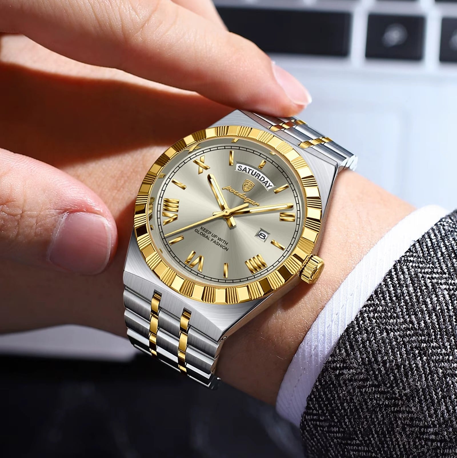 RELOJES POEDAGAR 675 PARA HOMBRE - ELEGANTES | POE-47 - 2