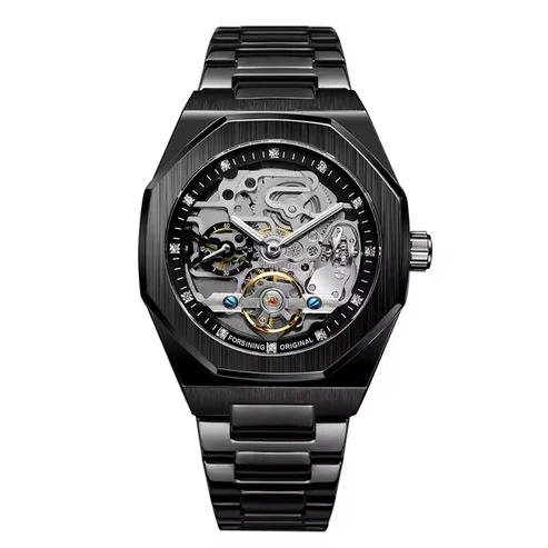 RELOJ FORSINING 100 AUTOMÁTICO ACERO NEGRO | FOR-28 - 1
