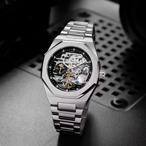 RELOJ FORSINING 100 AUTOMÁTICO ACERO PLATEADO | FOR-29 - 2