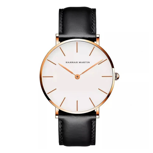 RELOJ HANNAH MARTIN HM-CB01 - ELEGANTE Y CASUAL NEGRO | HAN-144 - 1