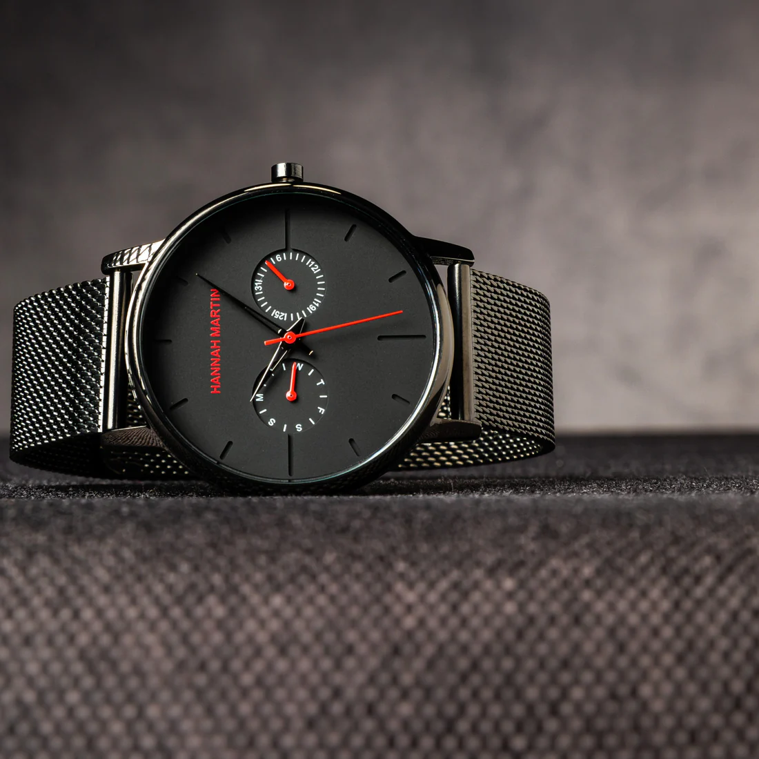 RELOJ HANNAH MARTIN 150 ELEGANTE Y CASUAL - NEGRO | HAN-138 - 2