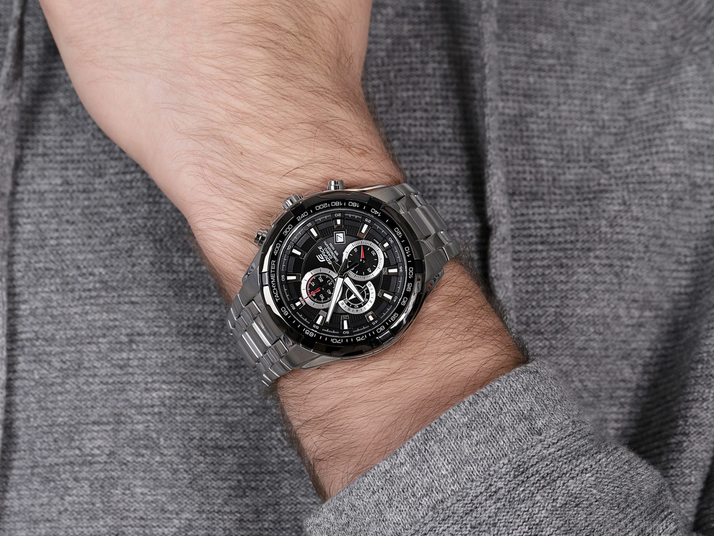 EF-539D | RELOJ CASIO EDIFICE ACERO NEGRO - 2