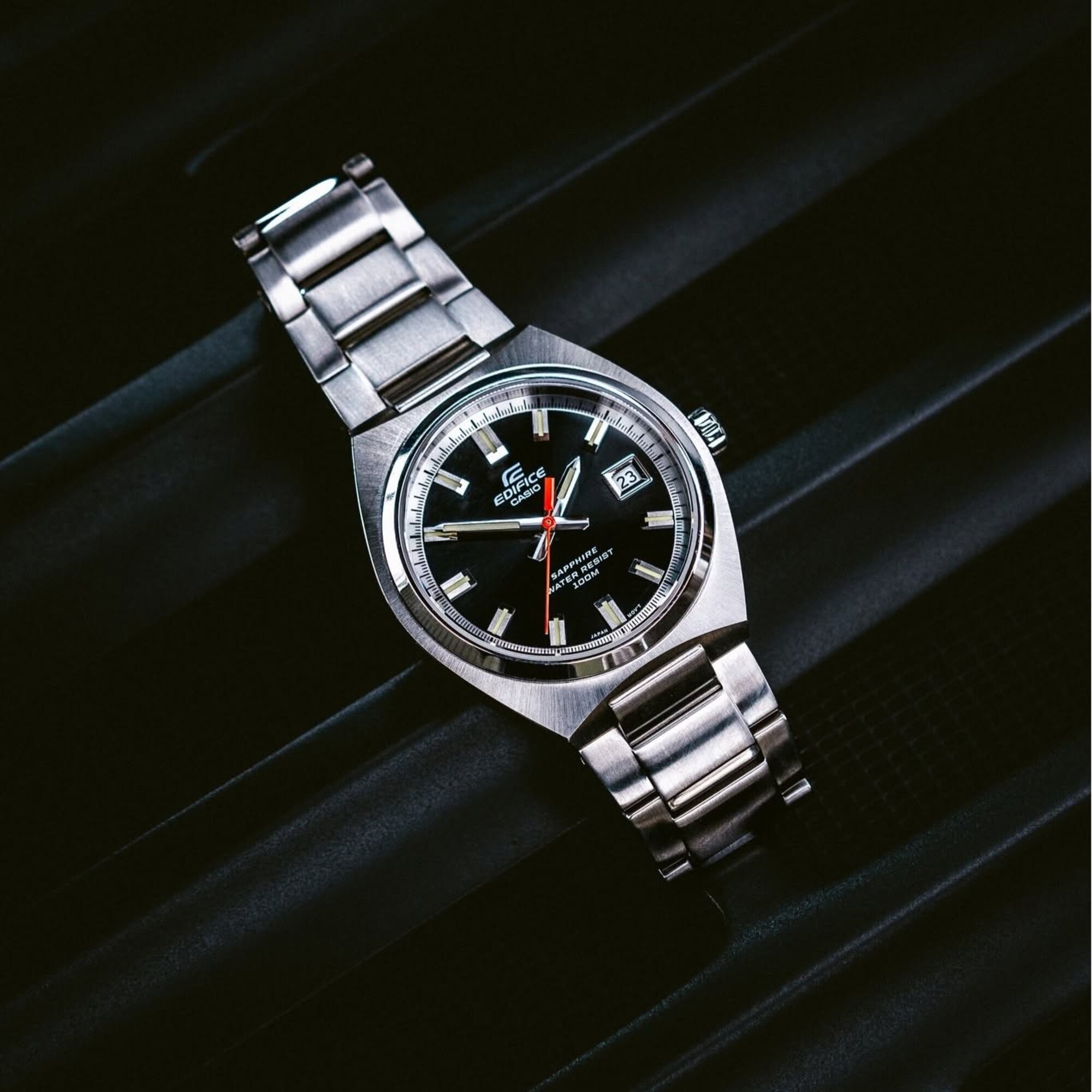 EFB-109D | RELOJ CASIO EDIFICE ACERO| NEGRO | EDI-OG-19 - 3