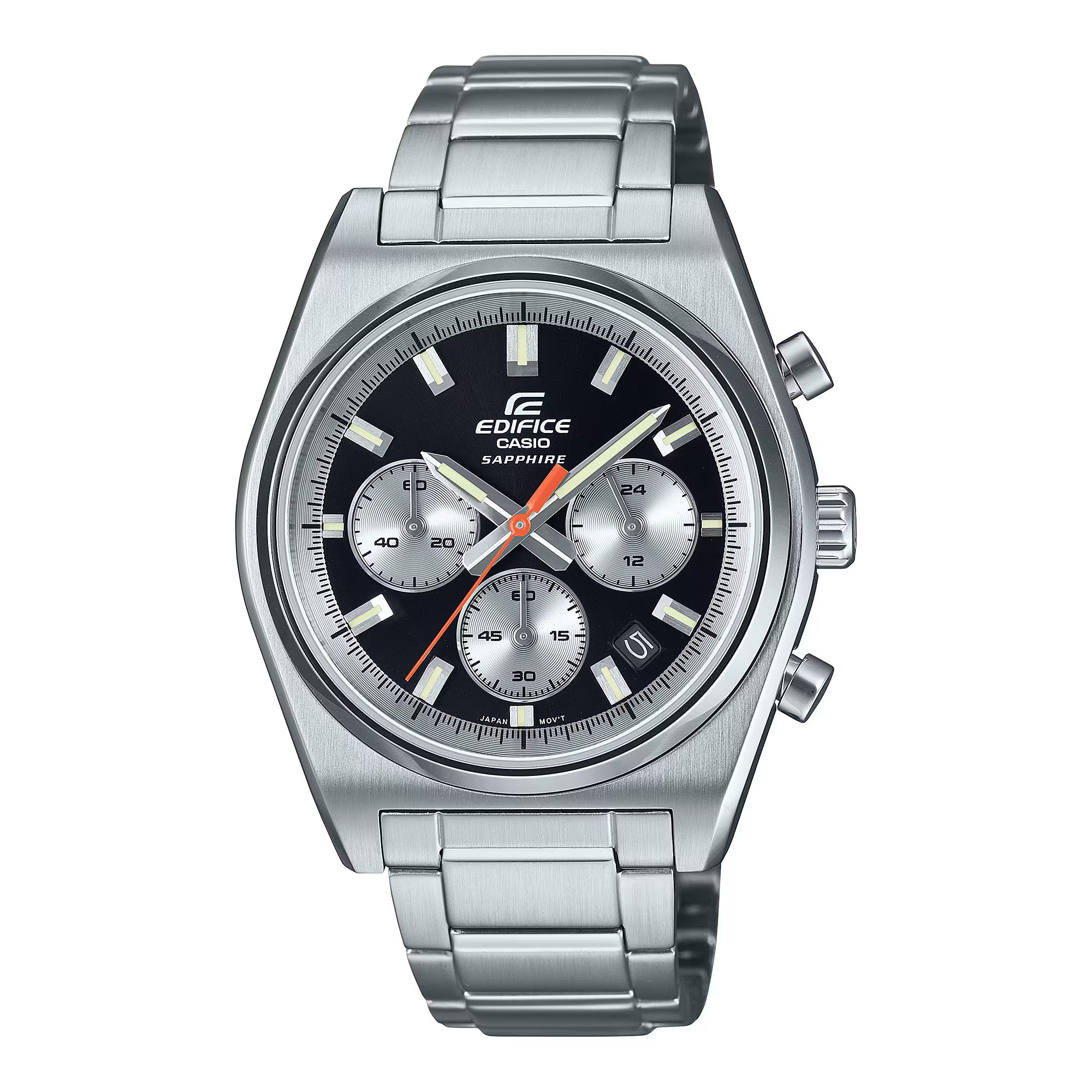EFB-730D | RELOJ CASIO EDIFICE ACERO | NEGRO | EDI-OG-24 - 1