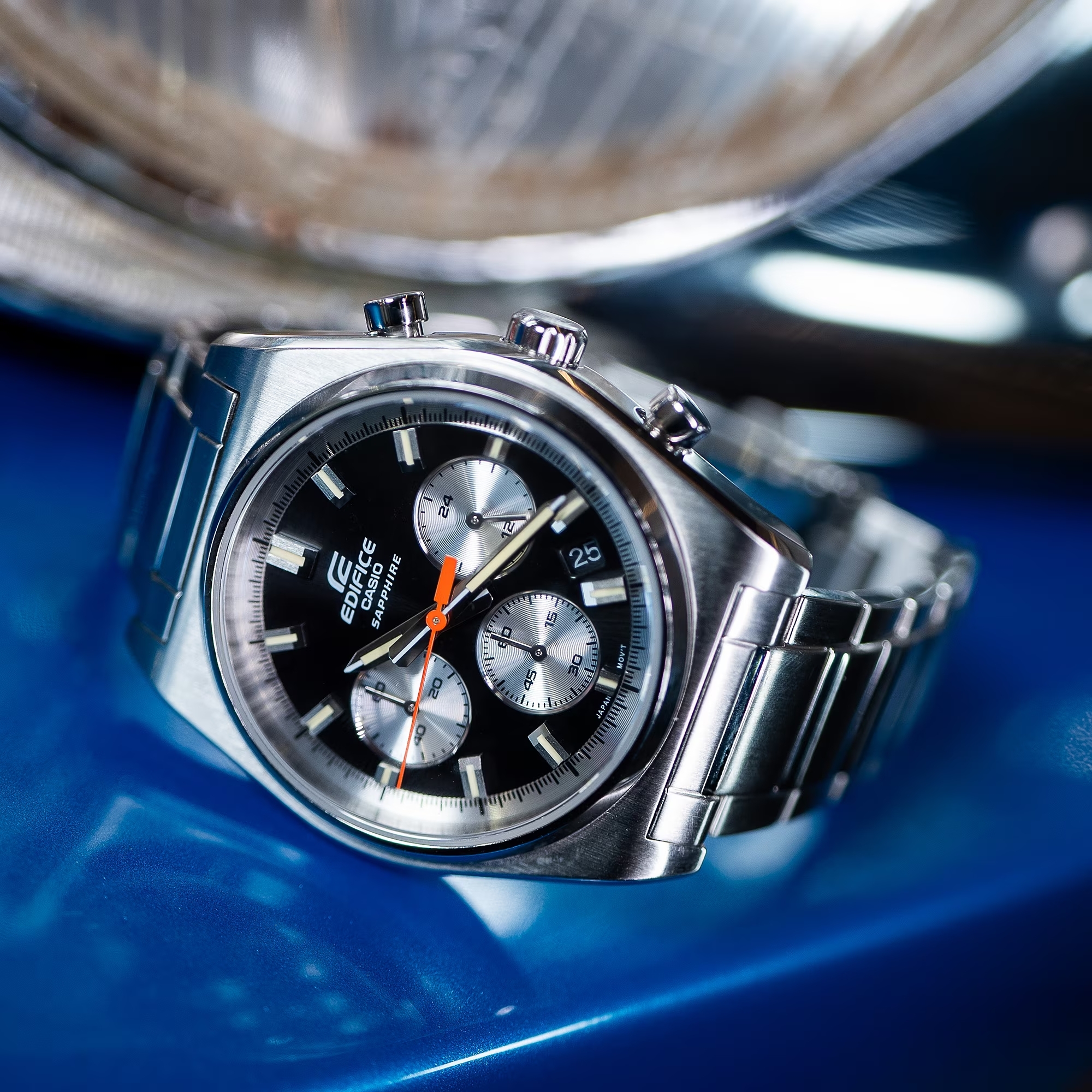 EFB-730D | RELOJ CASIO EDIFICE ACERO | NEGRO | EDI-OG-24 - 2