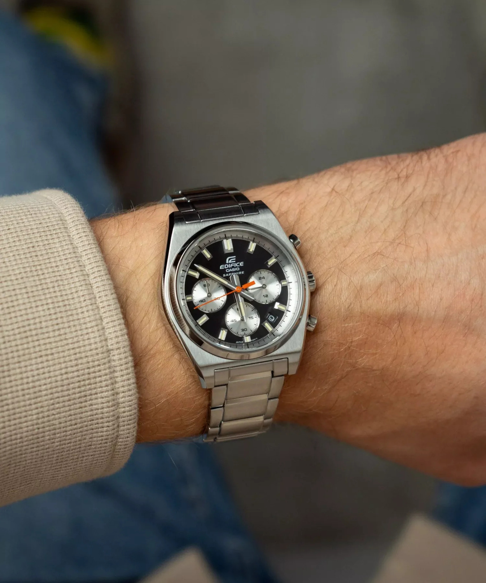 EFB-730D | RELOJ CASIO EDIFICE ACERO | NEGRO | EDI-OG-24 - 4