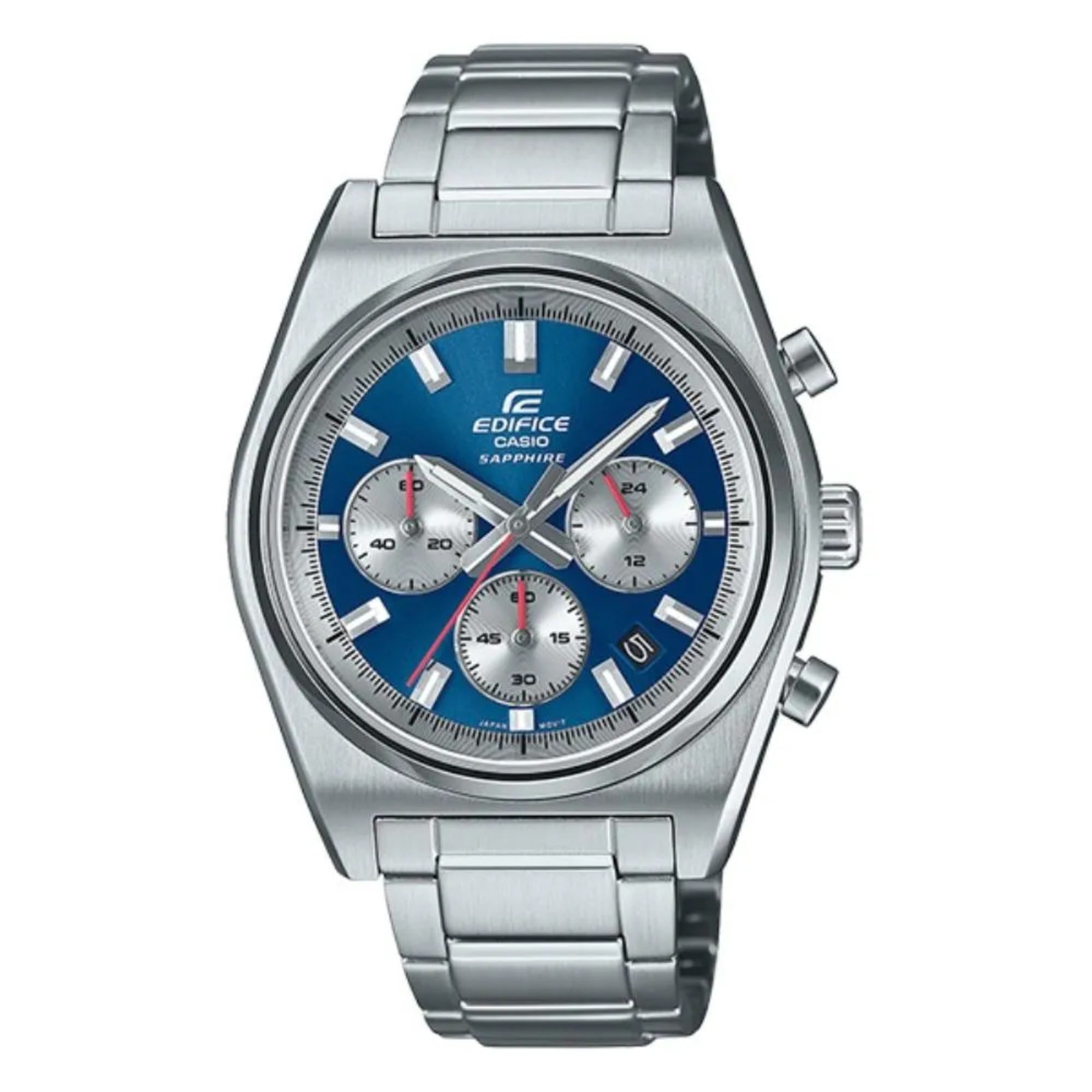 RELOJ CASIO EDIFICE EFB-730D AZUL PLATEADO | EDI-OG-25 - 1