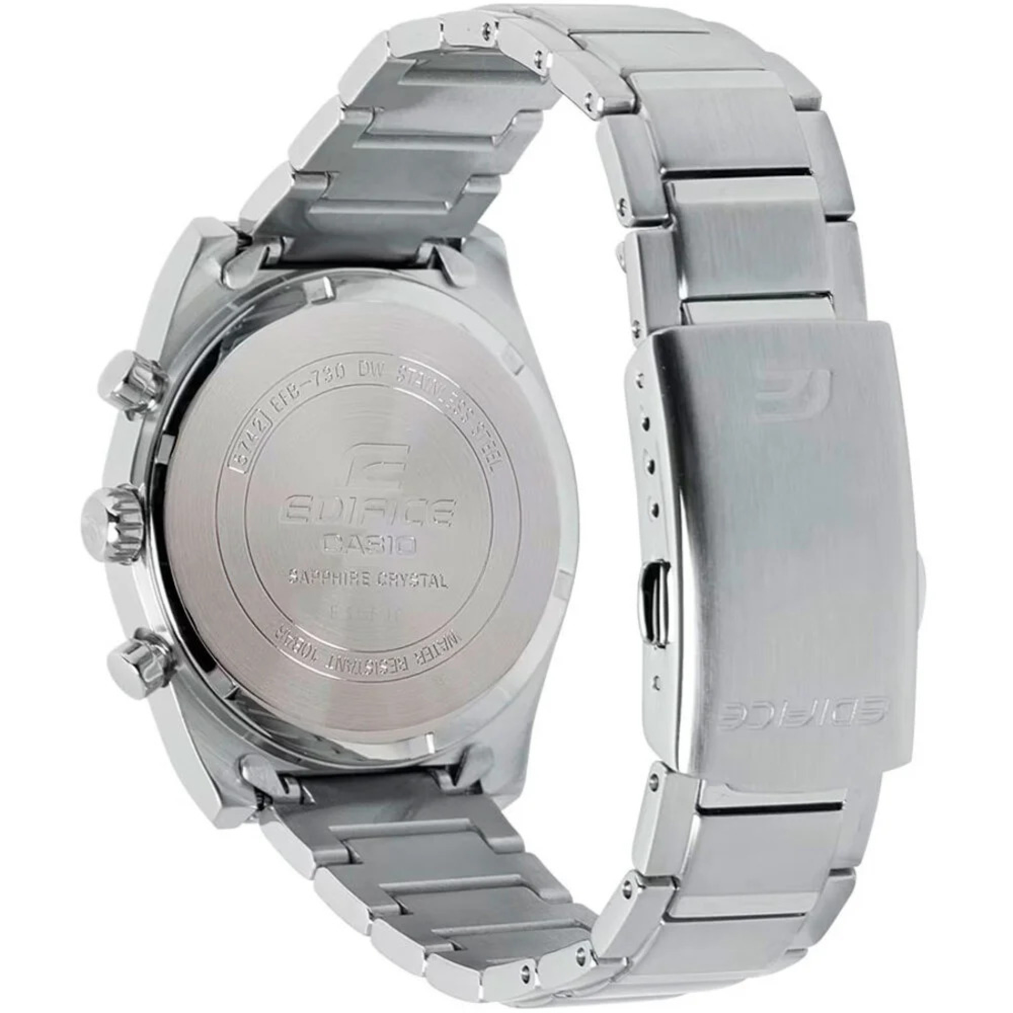 RELOJ CASIO EDIFICE EFB-730D AZUL PLATEADO | EDI-OG-25 - 3