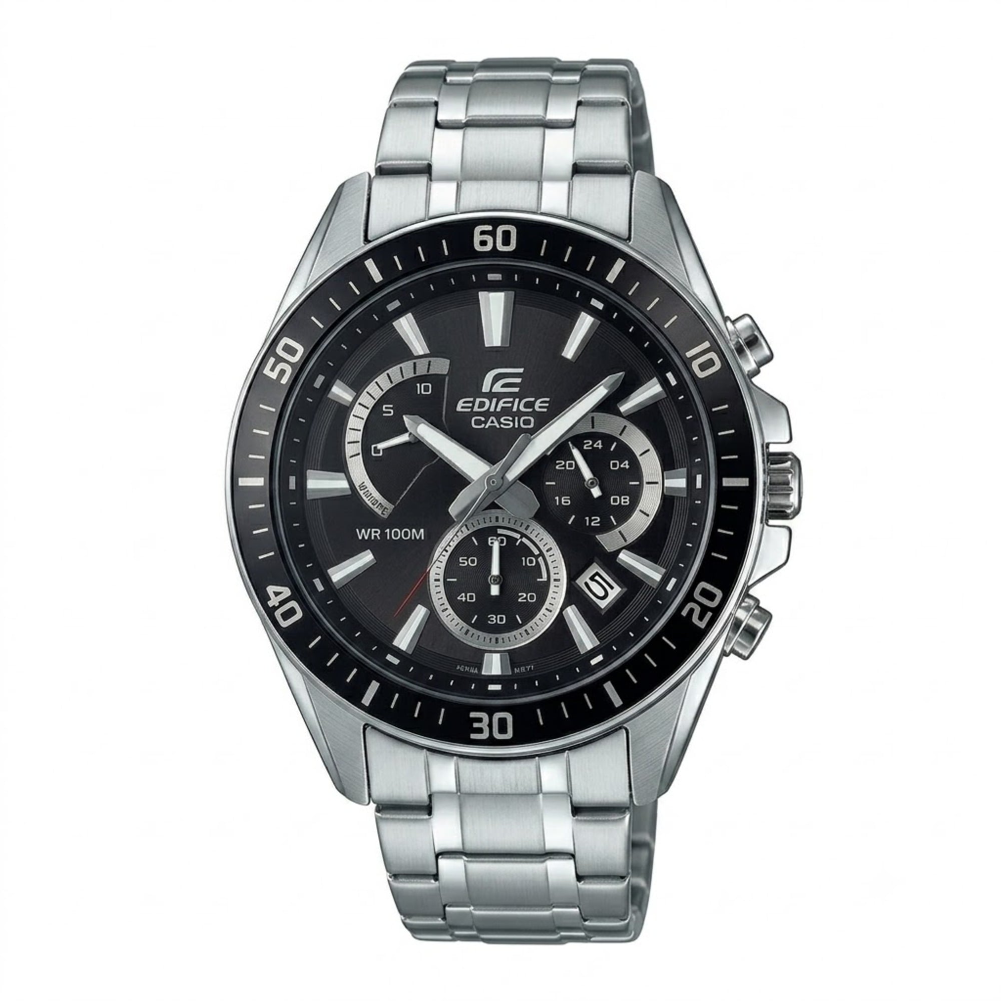 RELOJ CASIO EDIFICE EFR-552D NEGRO PLATEADO | EDI-OG-32 - 1