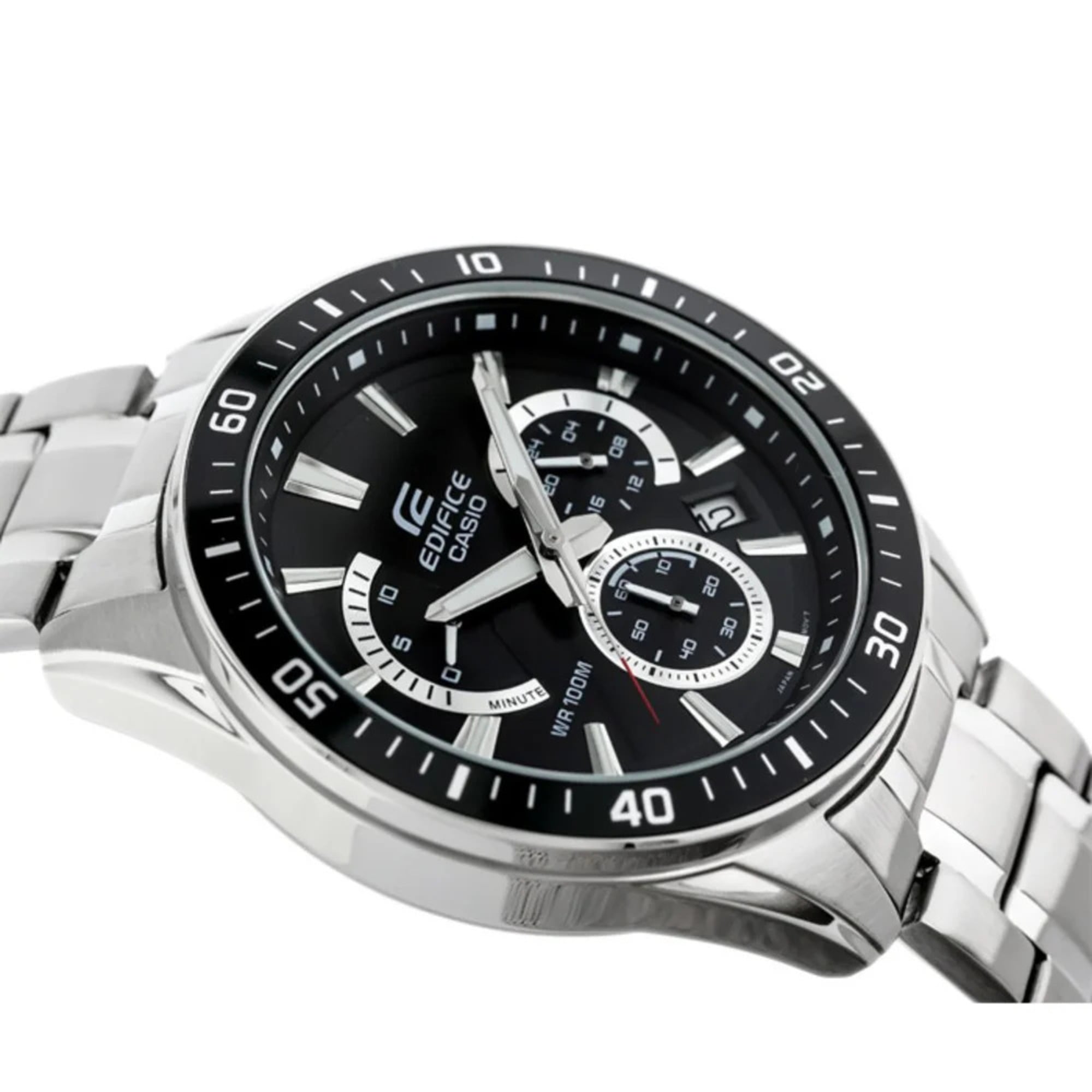 RELOJ CASIO EDIFICE EFR-552D NEGRO PLATEADO | EDI-OG-32 - 4