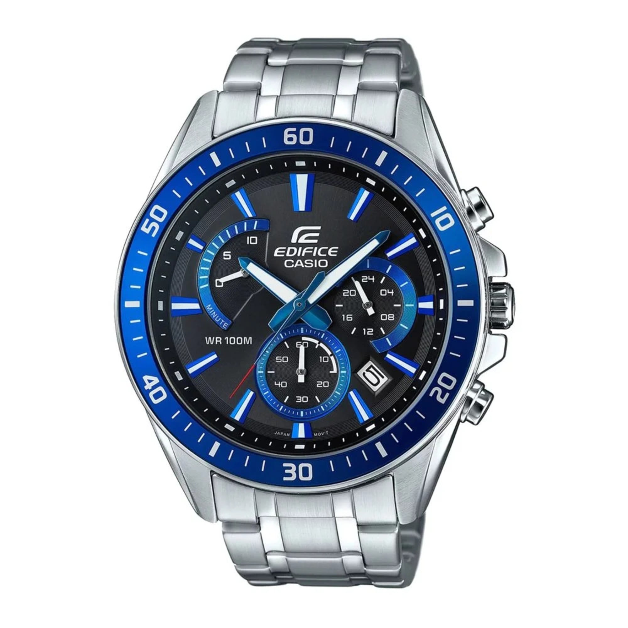RELOJ CASIO EDIFICE EFR-552D AZUL PLATEADO | EDI-OG-33 - 1