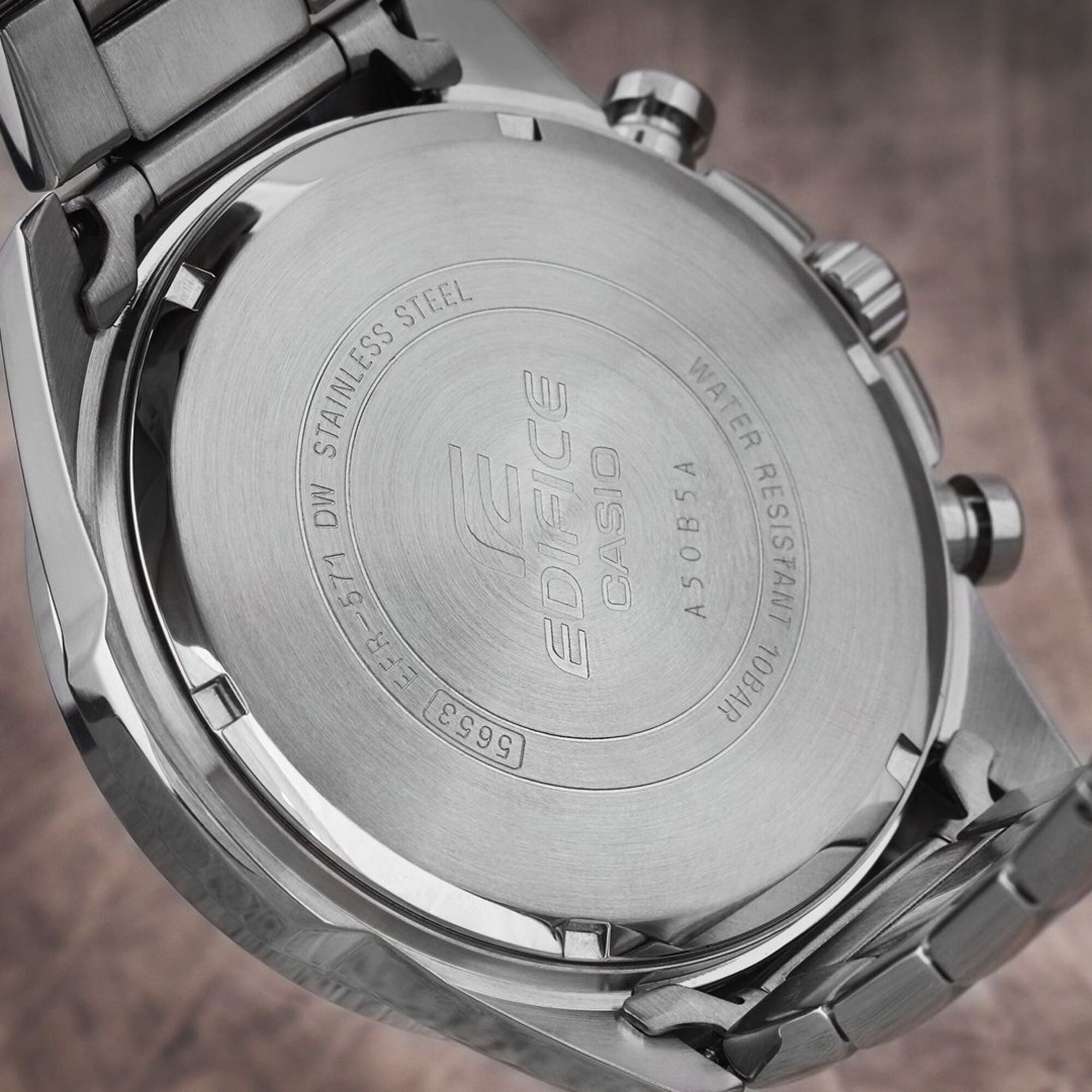 RELOJ CASIO EDIFICE EFR-571 PLATEADO | EDI-OG-36 - 3