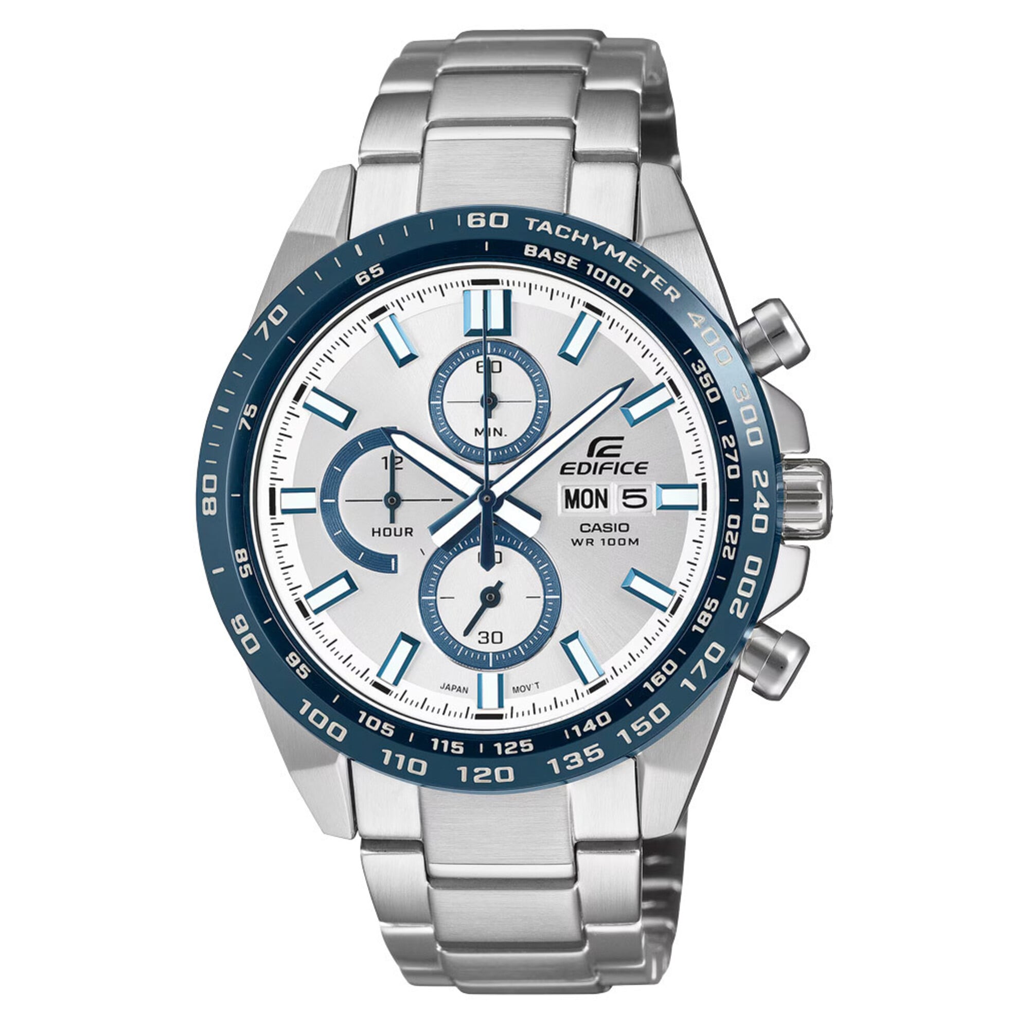 RELOJ CASIO EDIFICE EFR-574D BLANCO PLATEADO | EDI-OG-39 - 1