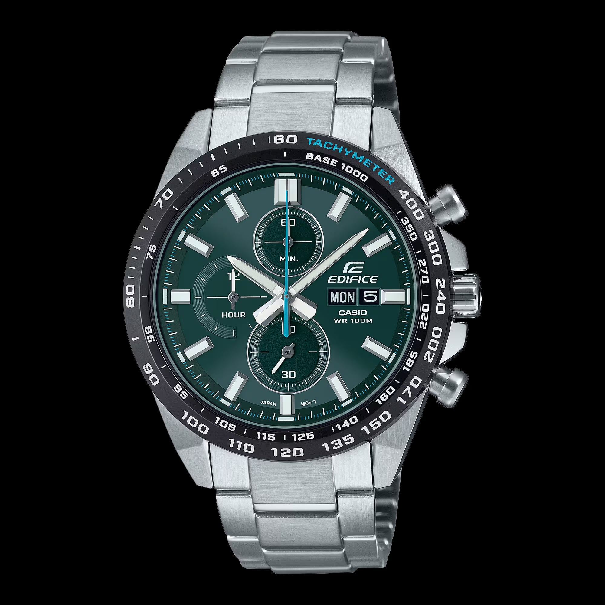 RELOJ CASIO EDIFICE EFR-574D VERDE PLATEADO | EDI-OG-40 - 4