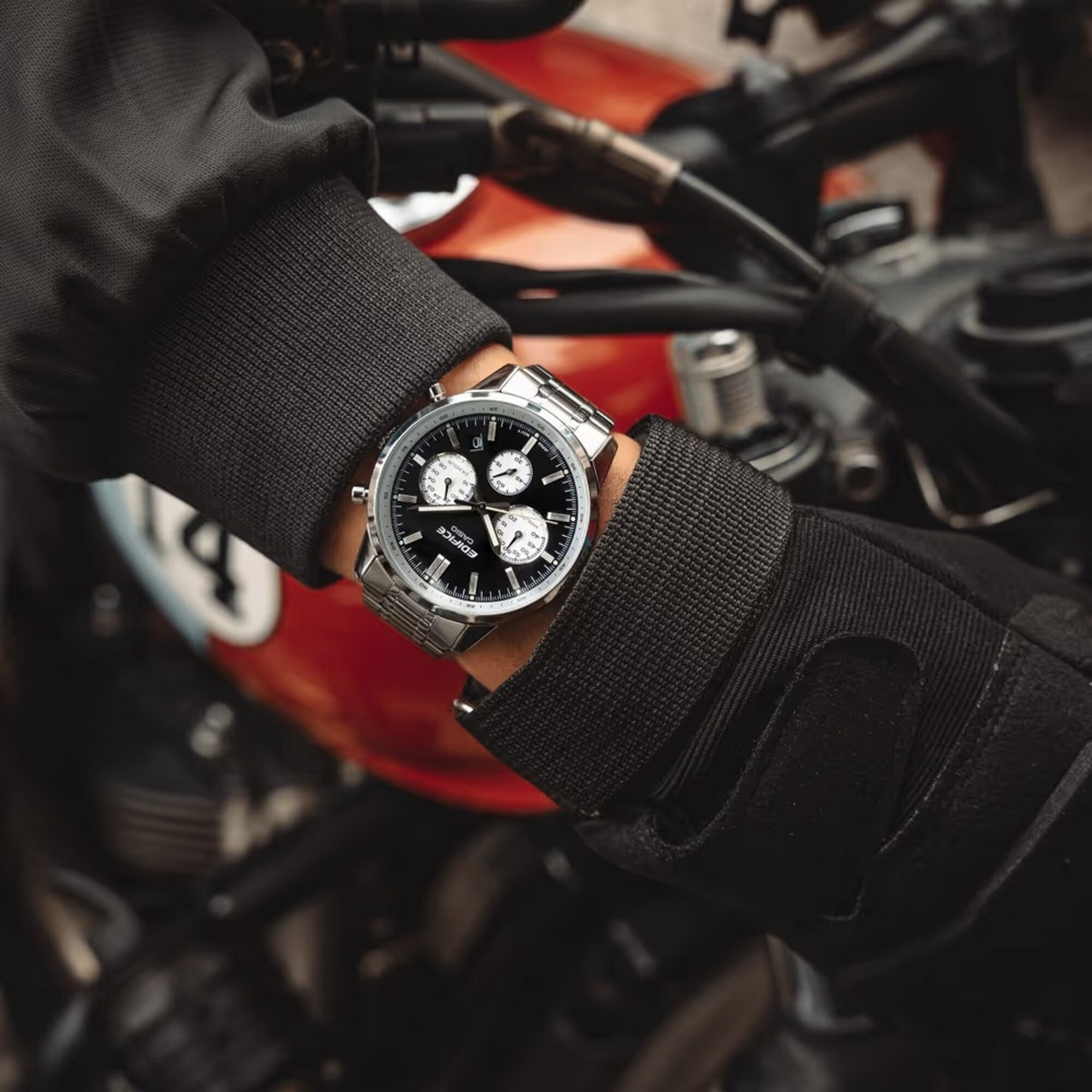 RELOJ CASIO EDIFICE EFR-575 NEGRO | EDI-OG-43 - 3