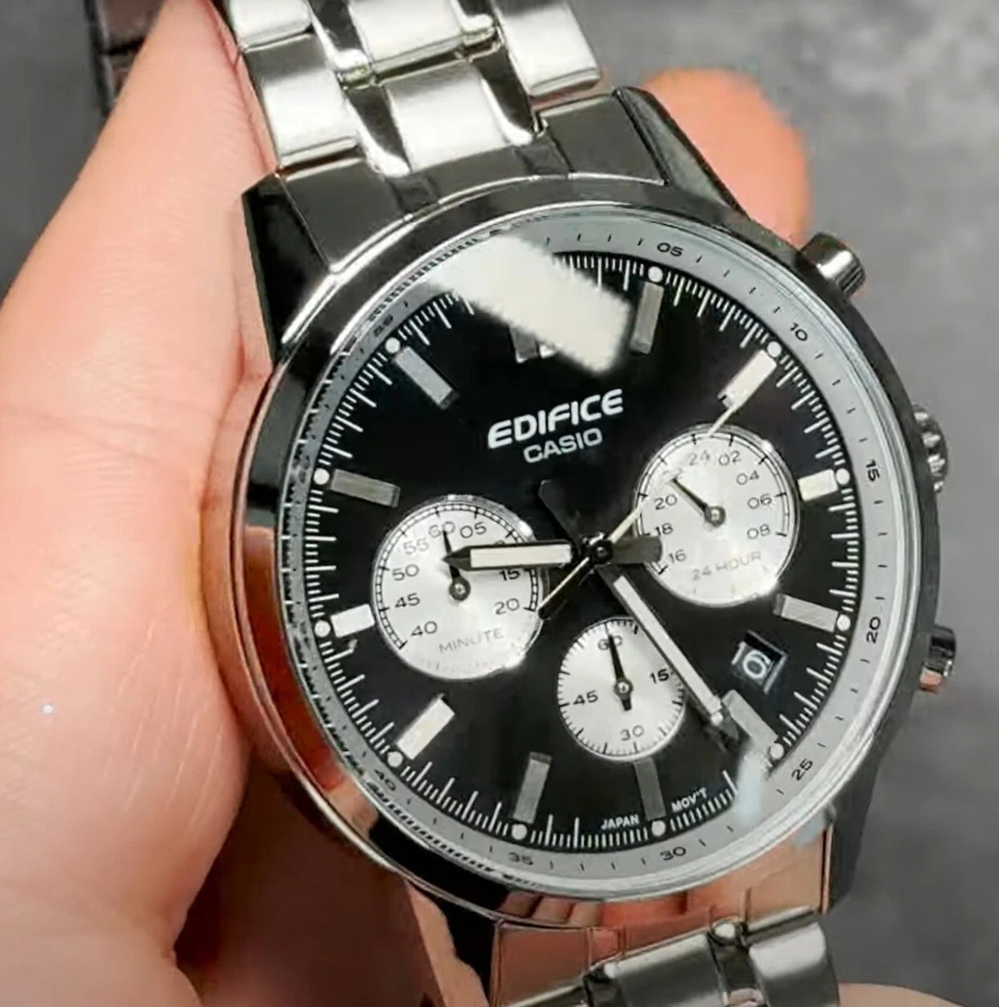 RELOJ CASIO EDIFICE EFR-575 NEGRO | EDI-OG-43 - 4