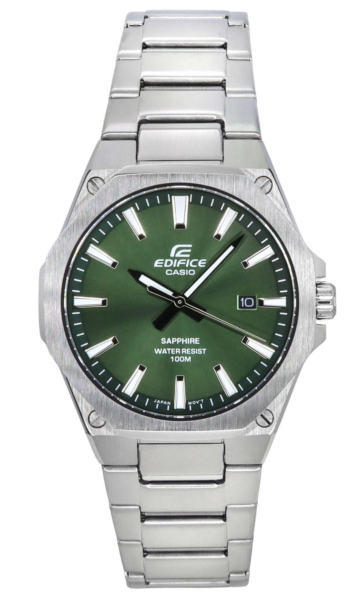 RELOJ CASIO EDIFICE EFR-S108 SLIM HOMBRE VERDE | EDI-OG-47 - 1