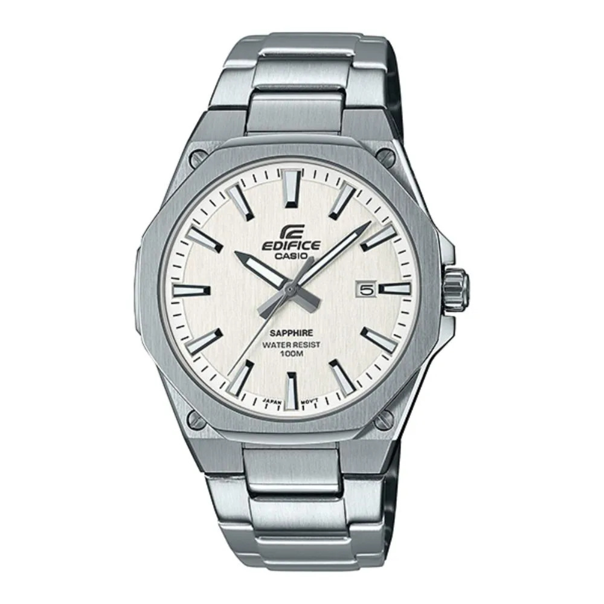 RELOJ CASIO EDIFICE EFR-S108 BLANCO SLIM HOMBRE | EDI-OG-48 - 1