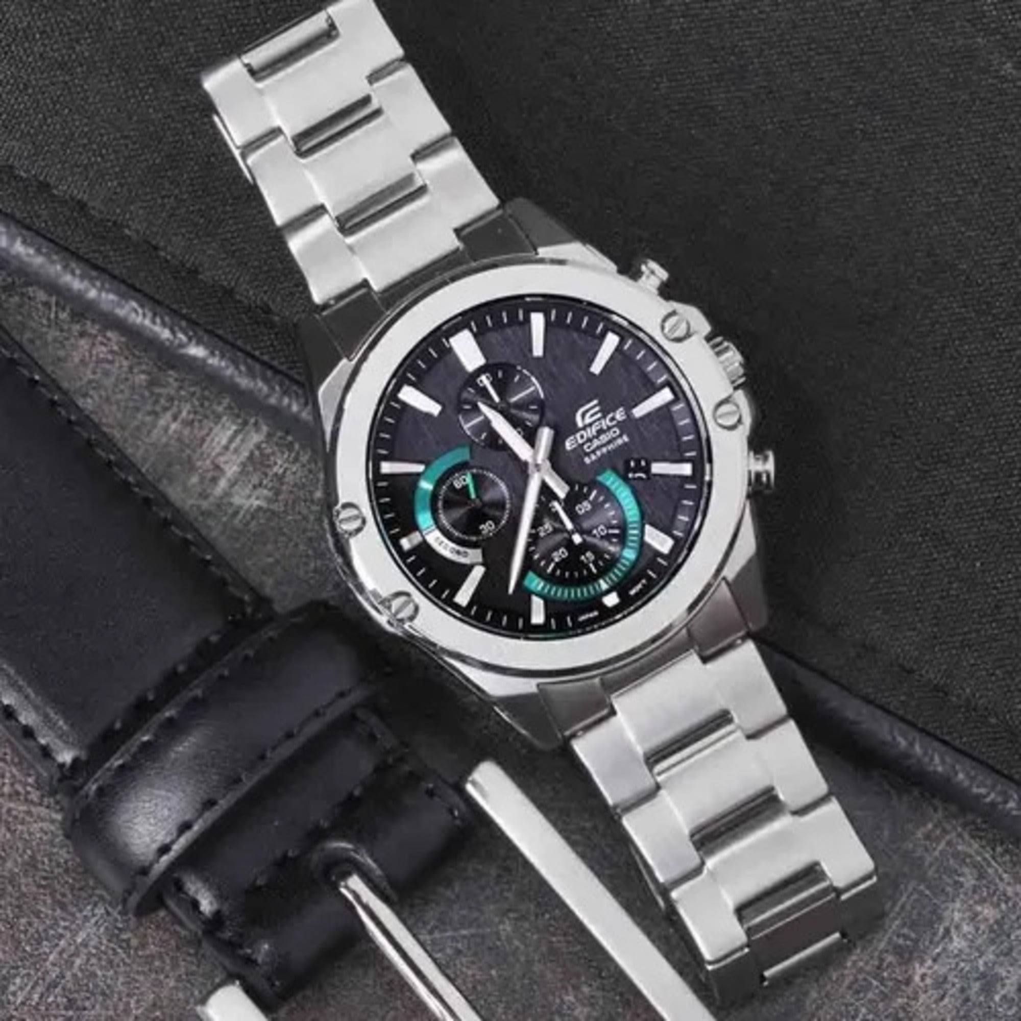 RELOJ CASIO EDIFICE EFR-S567 PLATEADO CRONÓGRAFO HOMBRE | EDI-OG-50 - 5