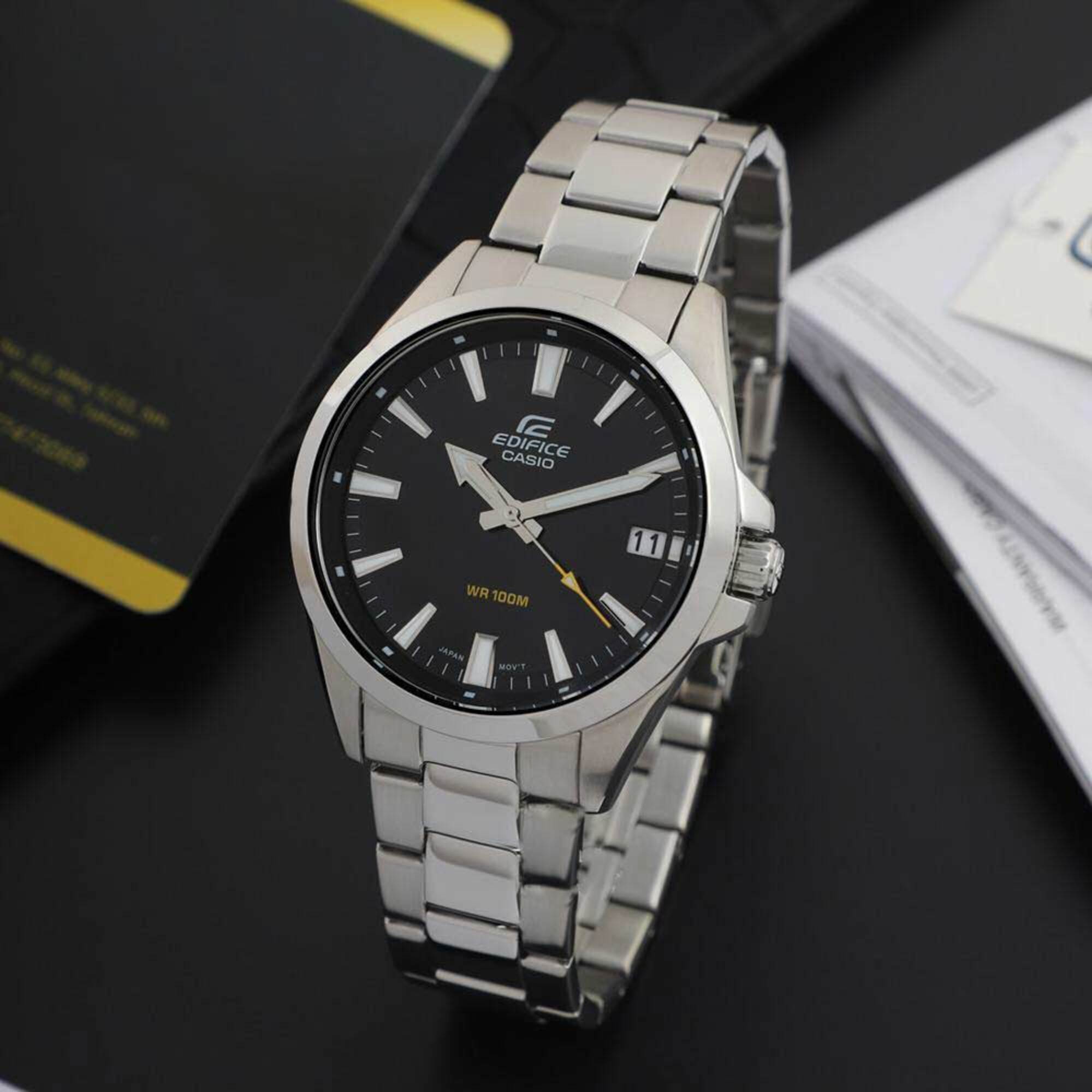 RELOJ CASIO EDIFICE EFV-100 NEGRO CLASSIC HOMBRE | EDI-OG-53 - 3