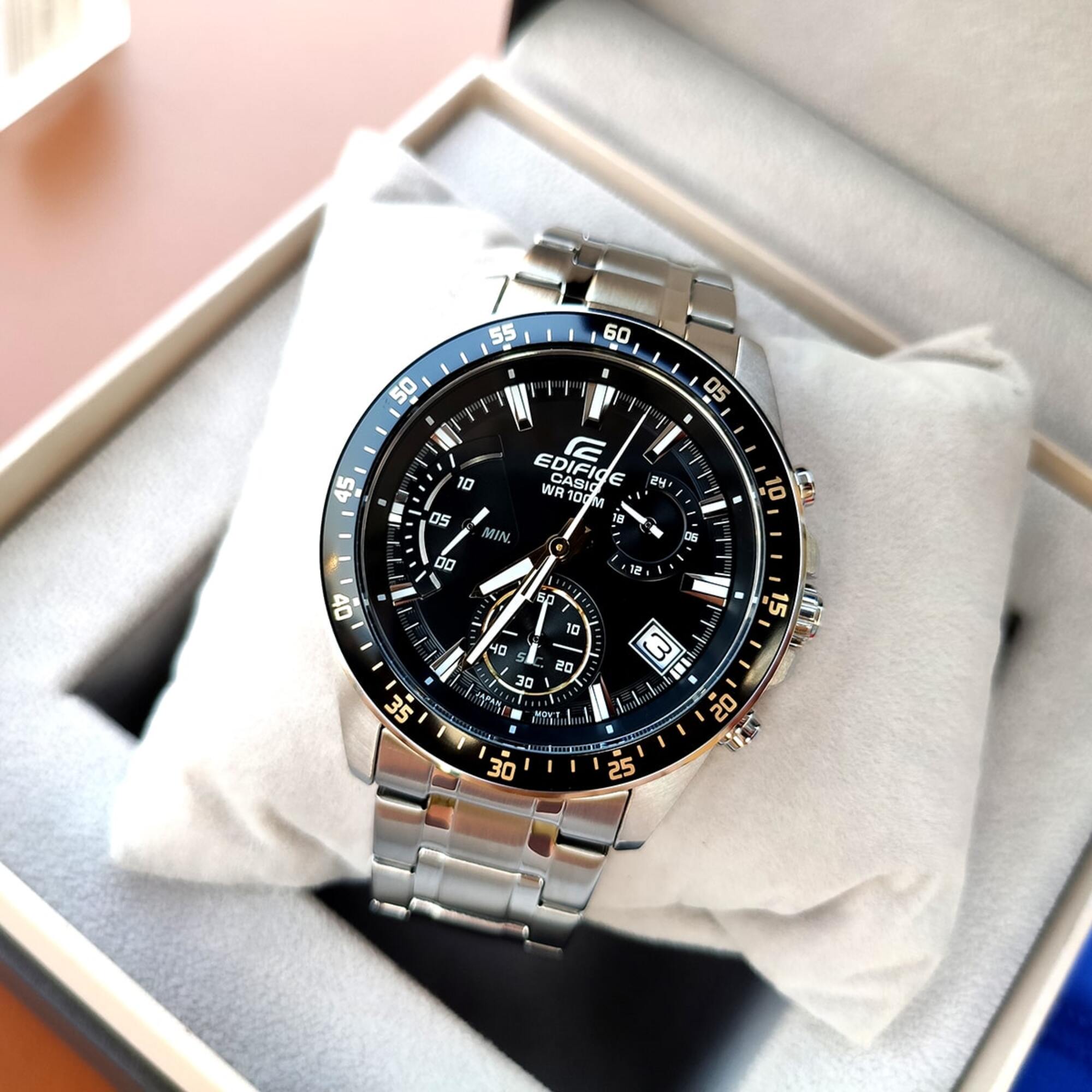 RELOJ CASIO EDIFICE EFV-540D NEGRO CRONÓGRAFO HOMBRE | EDI-OG-58 - 2