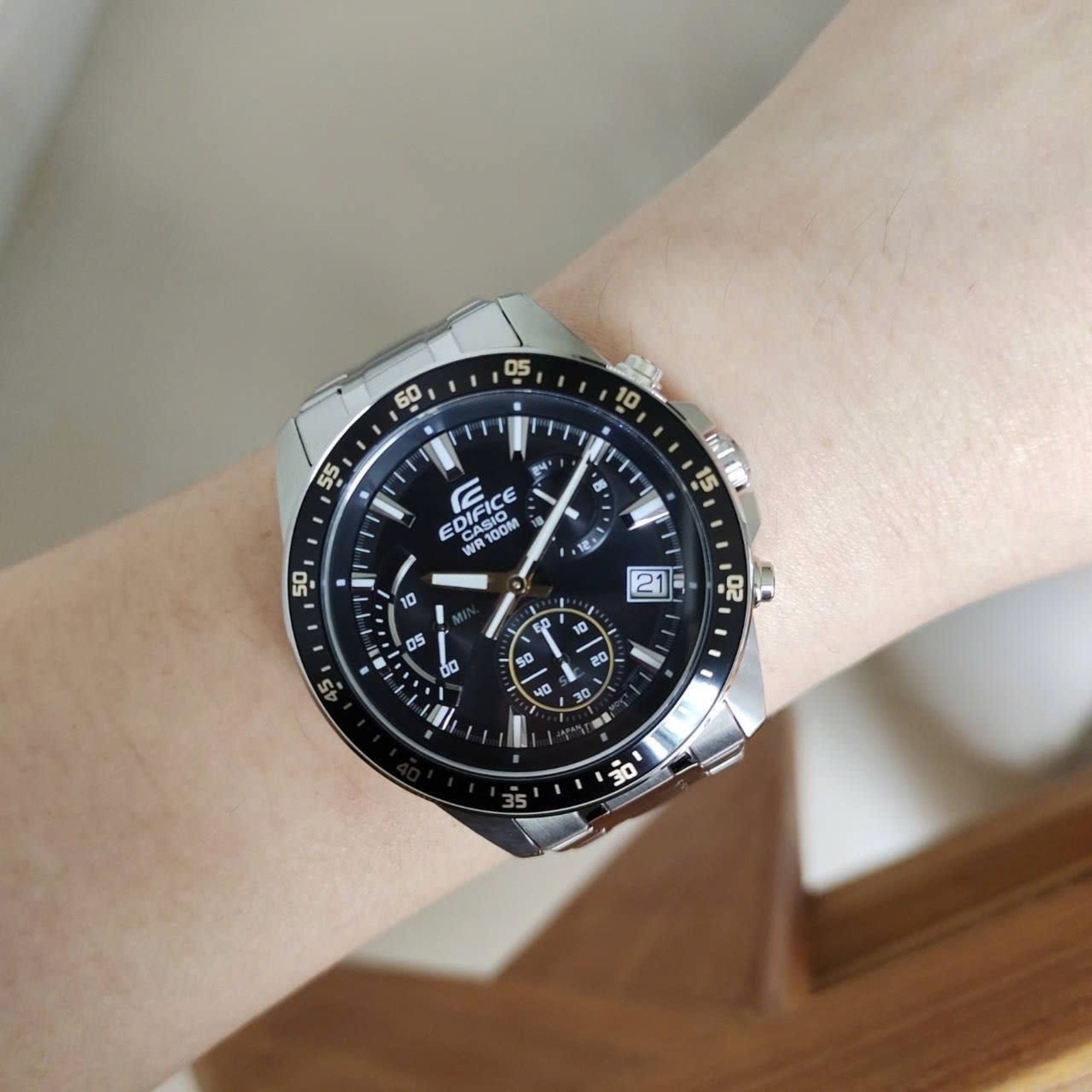 RELOJ CASIO EDIFICE EFV-540D NEGRO CRONÓGRAFO HOMBRE | EDI-OG-58 - 3