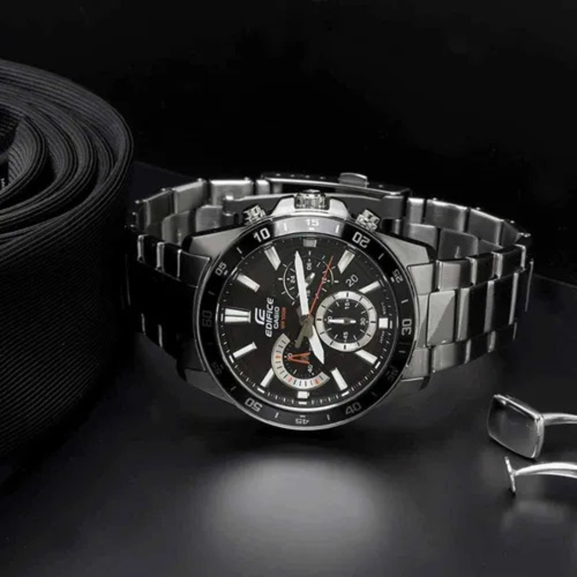RELOJ CASIO EDIFICE EFV-570 NEGRO CRONÓGRAFO HOMBRE | EDI-OG-61 - 3