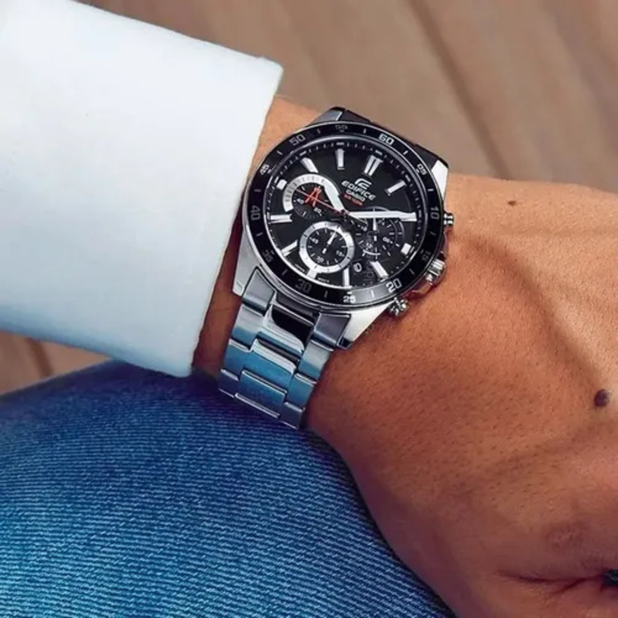 RELOJ CASIO EDIFICE EFV-570 NEGRO CRONÓGRAFO HOMBRE | EDI-OG-61 - 4