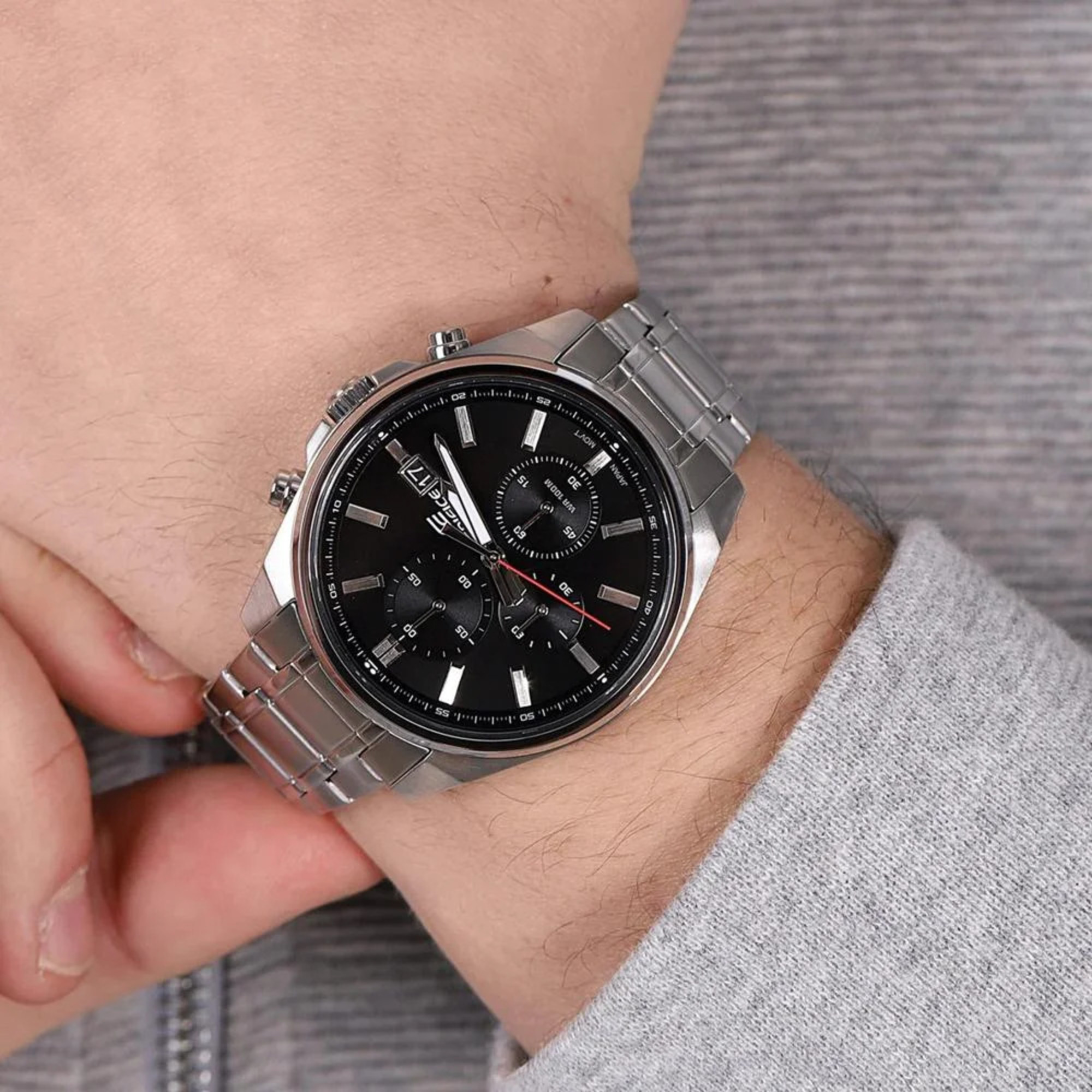 RELOJ CASIO EDIFICE EFV-610 NEGRO CRONÓGRAFO HOMBRE | EDI-OG-65 - 2