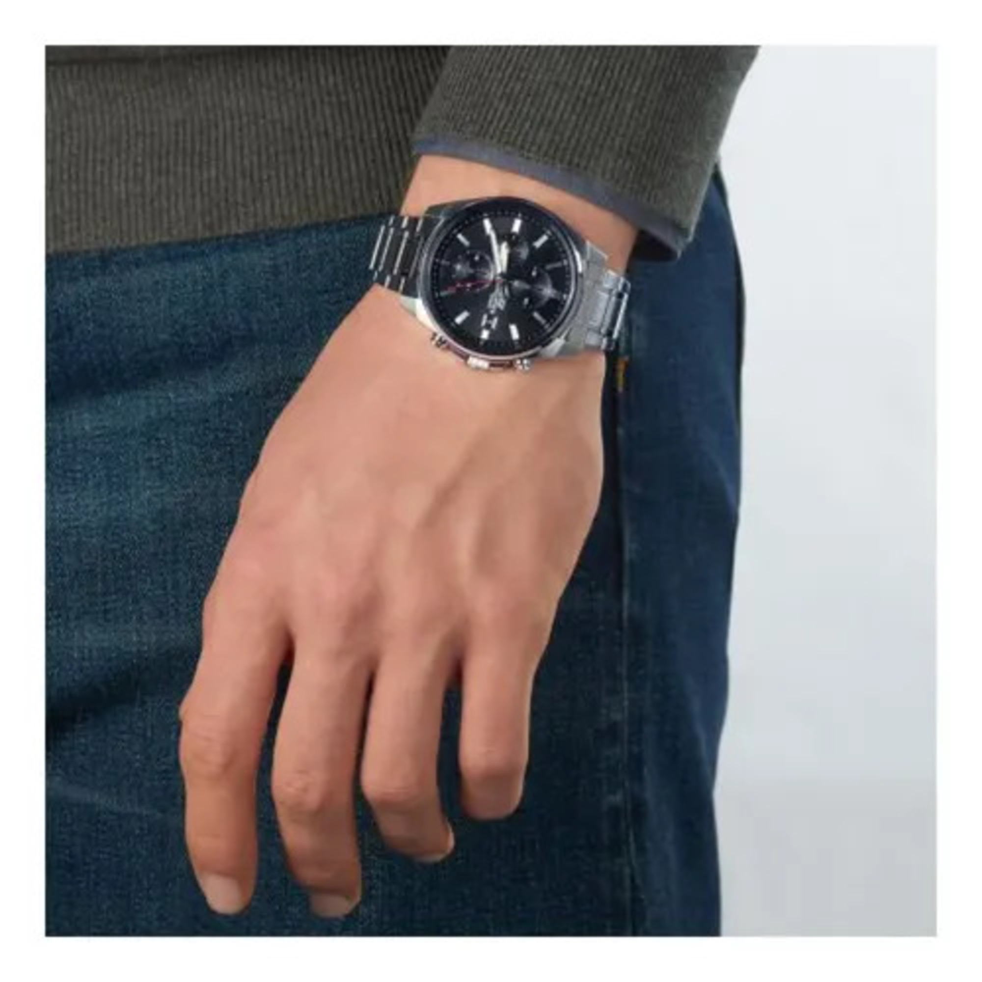 RELOJ CASIO EDIFICE EFV-610 NEGRO CRONÓGRAFO HOMBRE | EDI-OG-65 - 4
