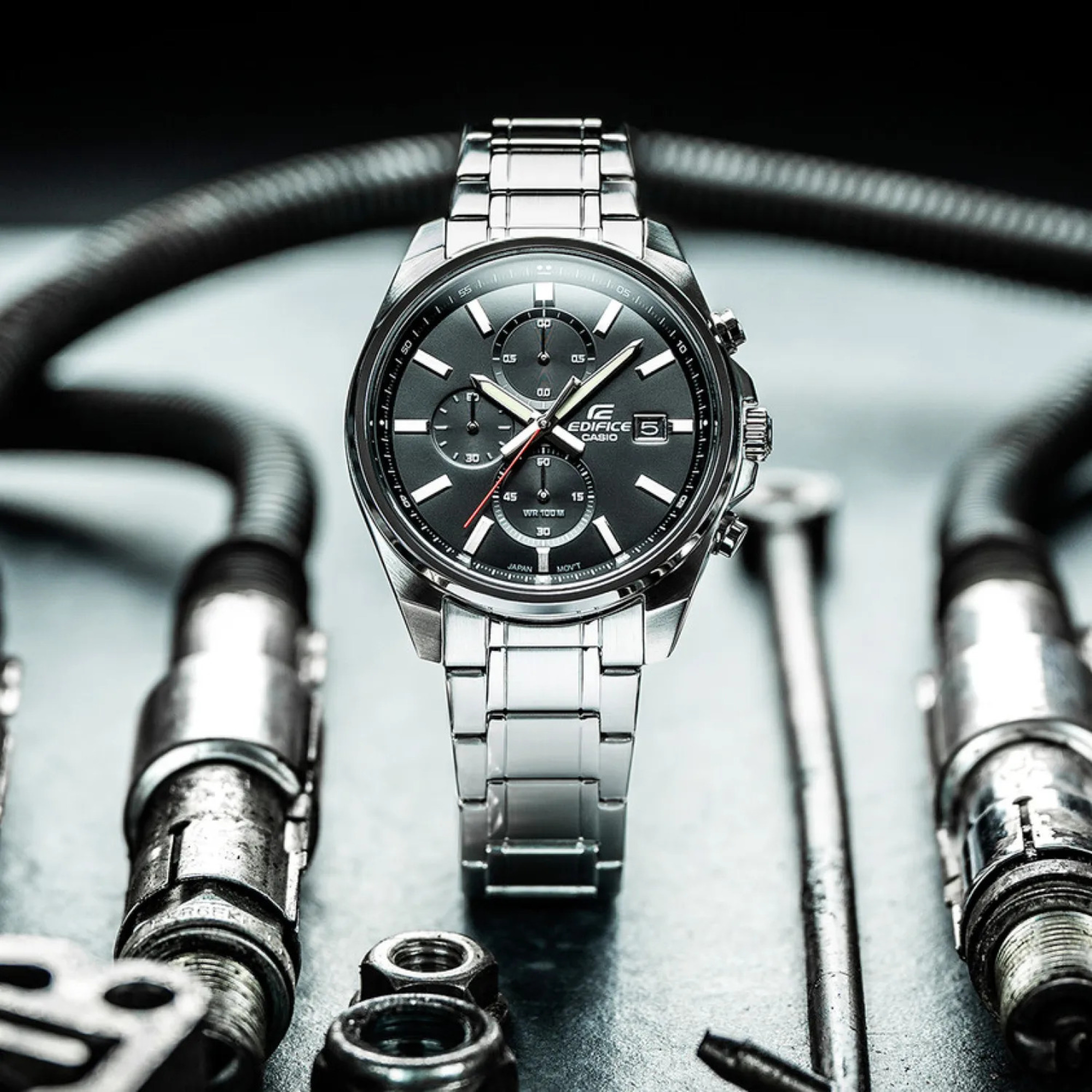 RELOJ CASIO EDIFICE EFV-610 NEGRO CRONÓGRAFO HOMBRE | EDI-OG-65 - 5