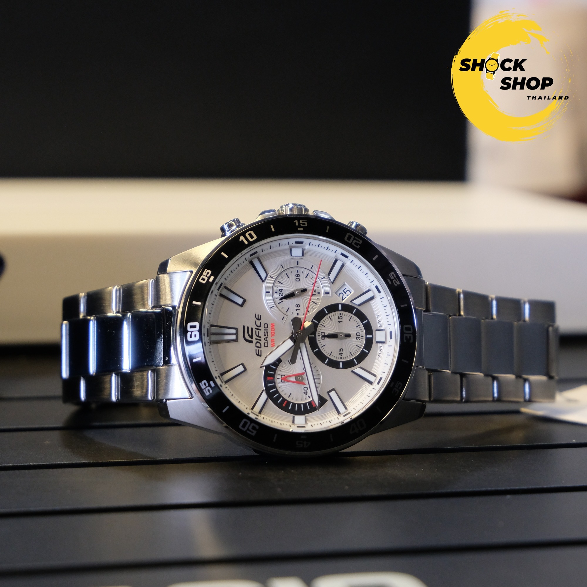 RELOJ CASIO EDIFICE EFV-570 BLANCO CRONÓGRAFO HOMBRE | EDI-OG-63 - 2